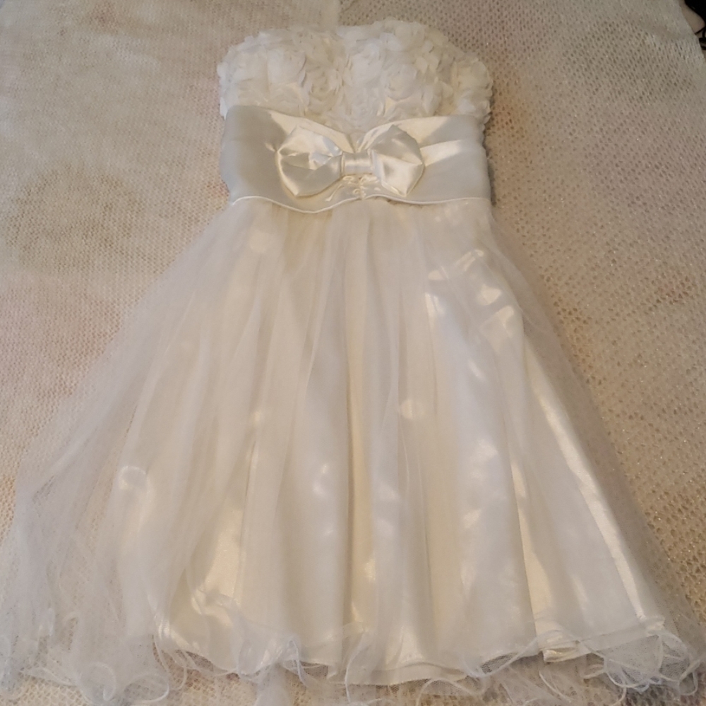 Katie Strapless Tulle Dress